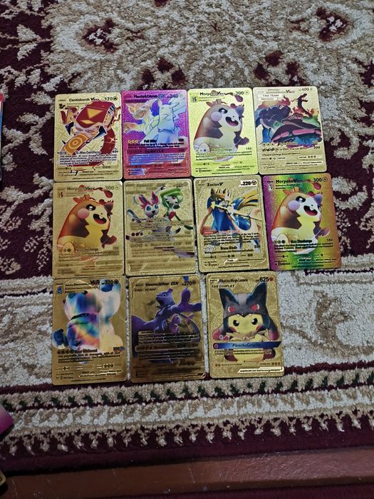 Коллекция сувенирных карт Pokémon — 46 штук, отличное состояние