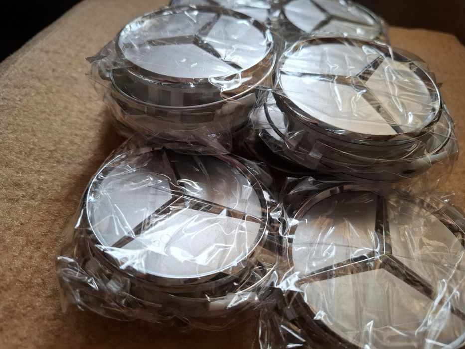 Капачки за мерцедес 75мм за всички оригинални джанти