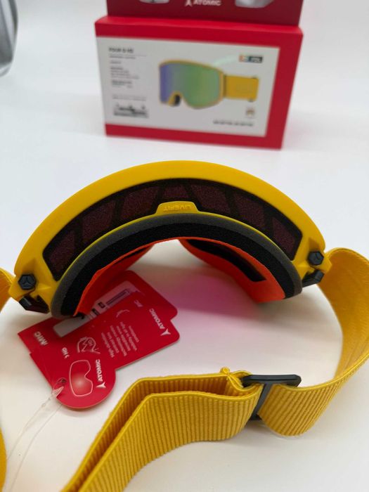 Ochelari ski schi snowboard Atomic Four Q HD Saffron 2 lentile