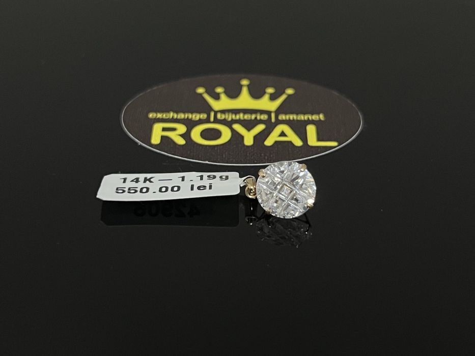 Bijuteria Royal CB : Pandantiv dama aur 14k 1,19 grame
