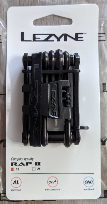 Multitool LEZYNE RAP II 18 мултифункционален инструмент за велосипеди