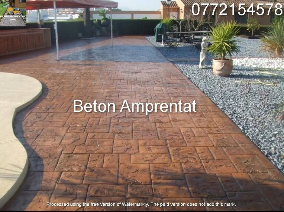 Beton Amprentat Verical