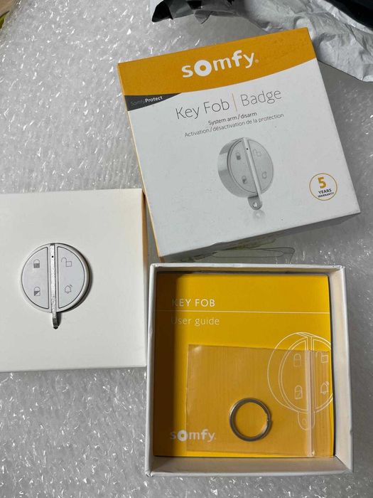 Somfy 2401489 Telecomandă fără fir, telecomandă Bluetooth hands-free pentru sistemul de alarmă al casei