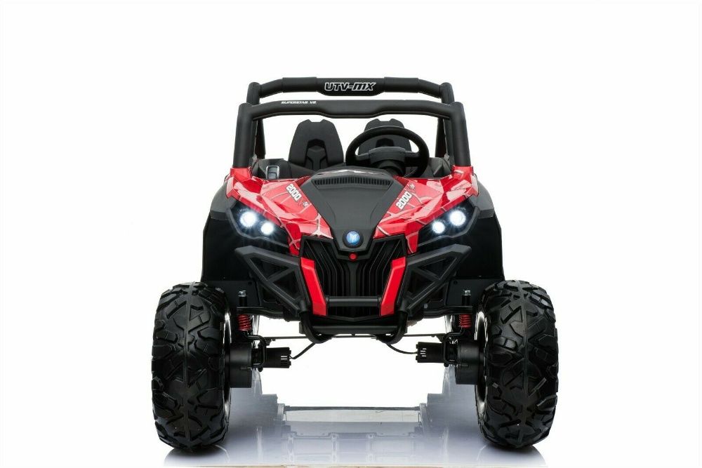 Акумулаторен ДЖИП SUPERSTAR 2X12V С ДИСТАНЦИОННО, 2 Кожена седалка,2се