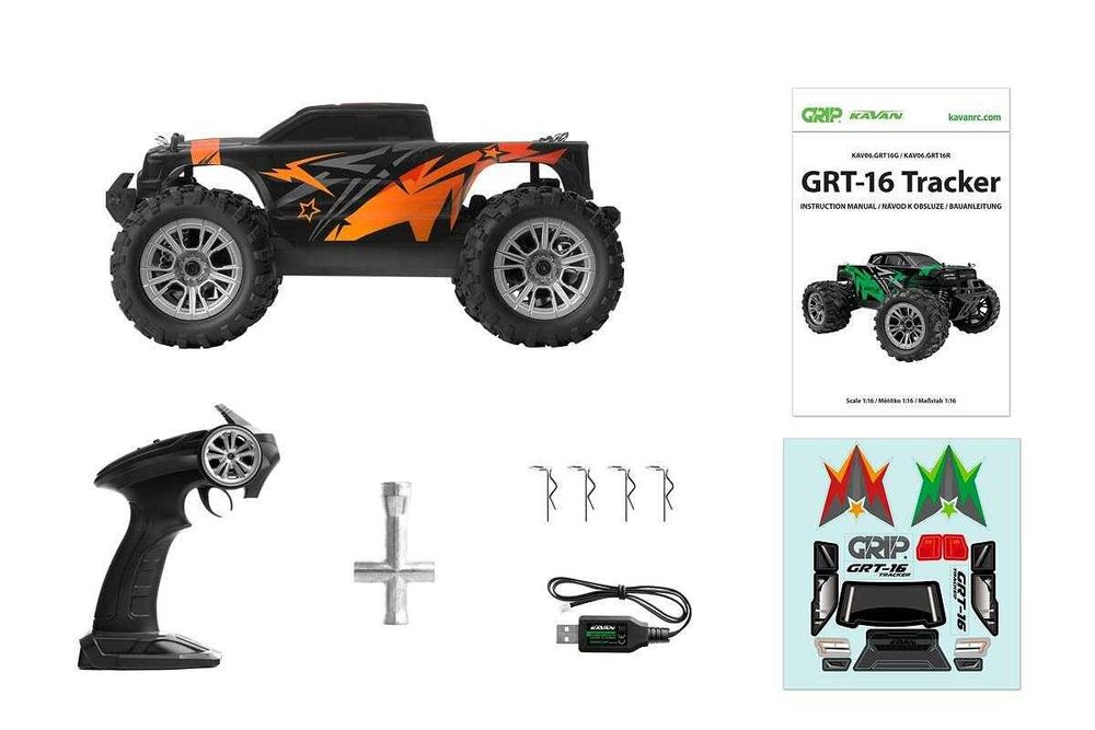 РЦ Монстер трък с дистанционно управление 1/16 офроуд джип 4х4 RC CARS