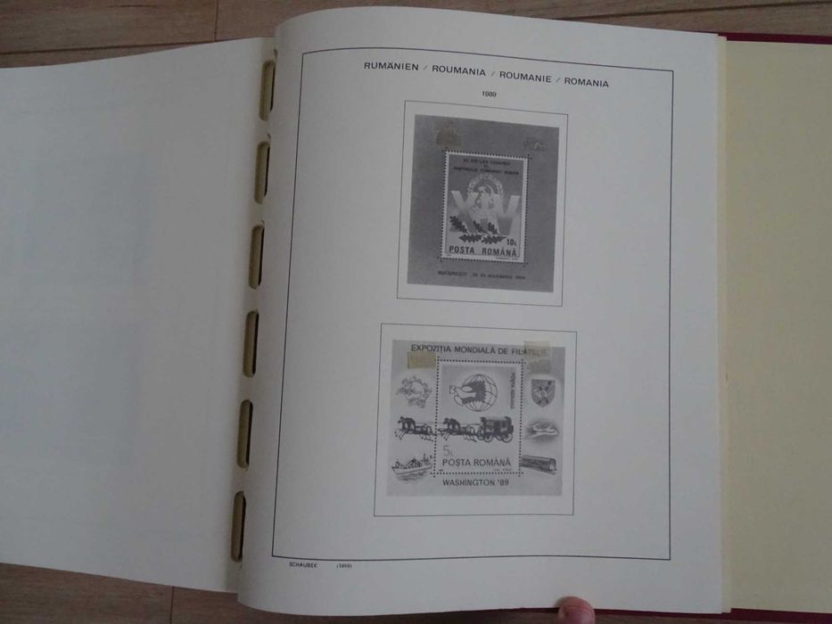 Romania 1980-1989 - Album pentru timbre gol (Lot 74)