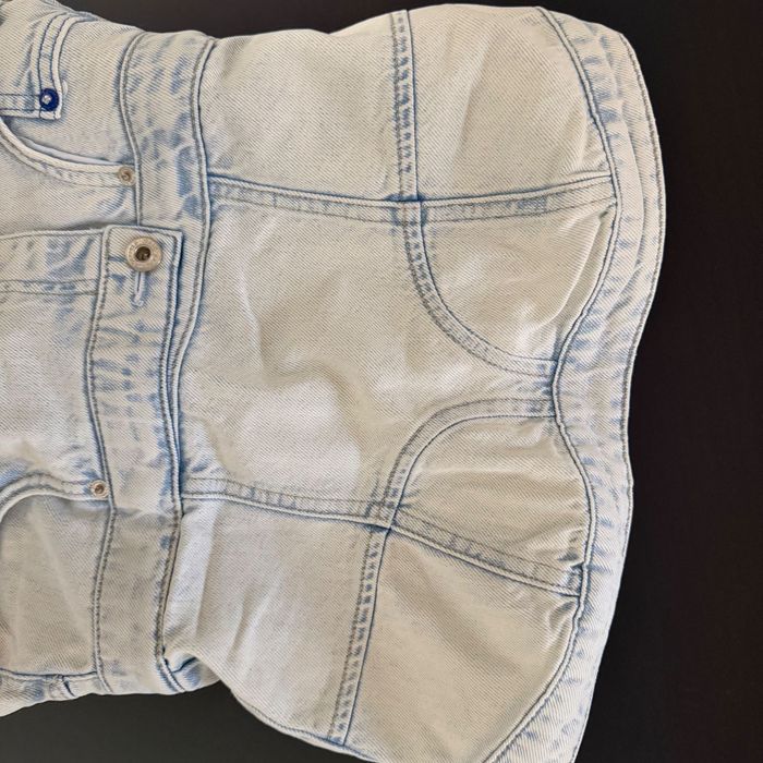 дънкова къса рокля Karl Lagerfeld Jeans