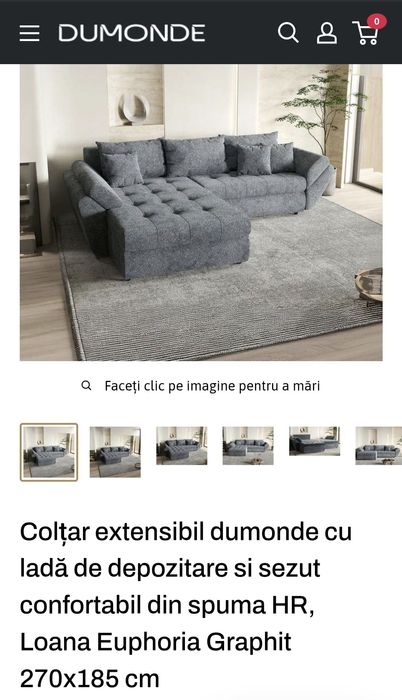 Coltar gri 270/185