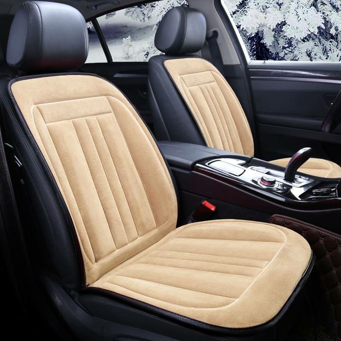 Накидка с подогревом сидение любого авто, необычный подарок гарантия 3