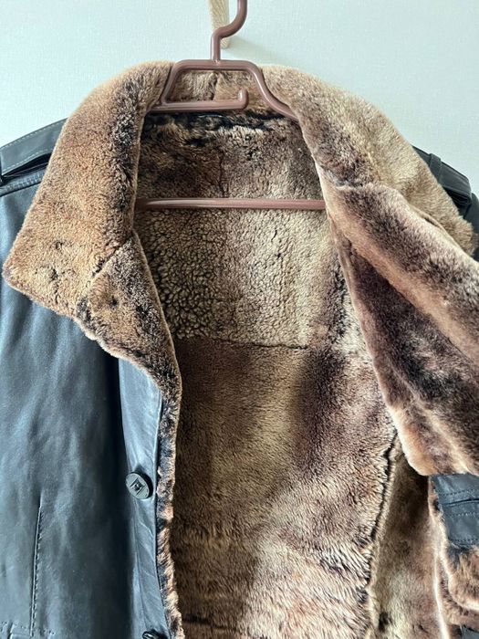 Зимняя кожанная куртка