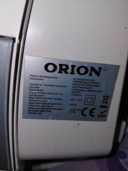 Aeroterma ORION de 2000 w