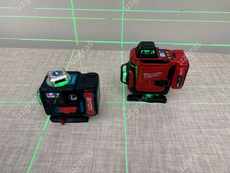 Бепул доставка лазер лазерный уровень 4D лазер новый Biyoti/ Milwaukee