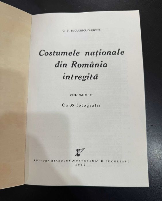 Costumele Naționale din România Întregită vol. 1+2 (1937-1940)