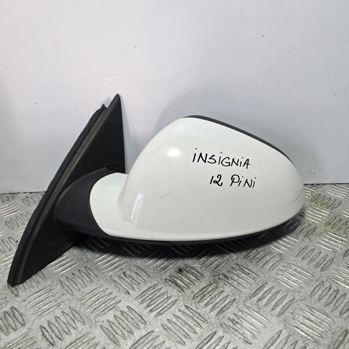 Oglinda stanga alba Z40R 12 pini Opel Insignia A