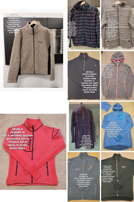 ВЪЛНЕНИ якета/суитчери