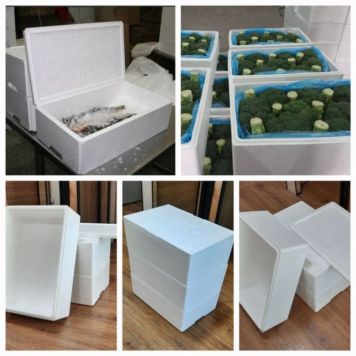 Ящик из пенопласта "ЯШИК ДЛЯ БРОККОЛИ"