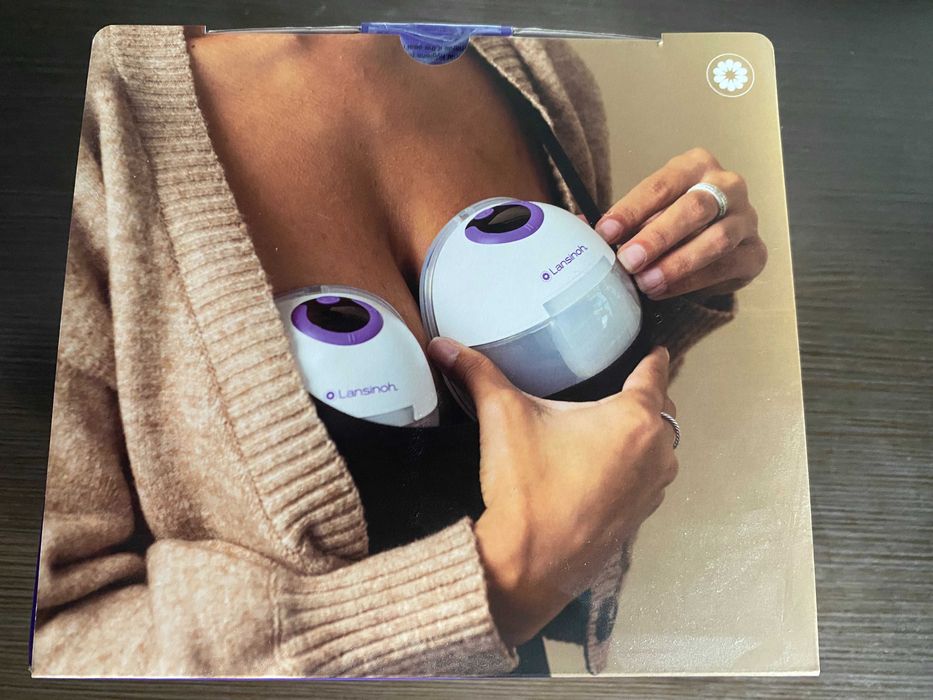 Vand Pompa de san electrica dubla, portabila, hands free, Lansinoh