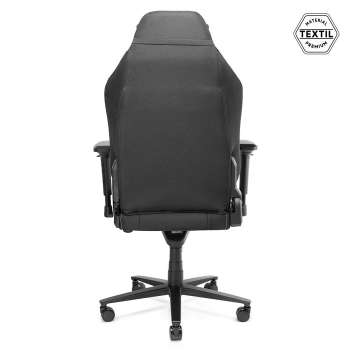 Scaun Gaming Dr.Shield Capsule Textil, Rezistenta 200 KG - Negru