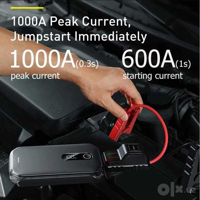 Baseus Car Jump Starter запустить машину при разряженном аккумуляторе