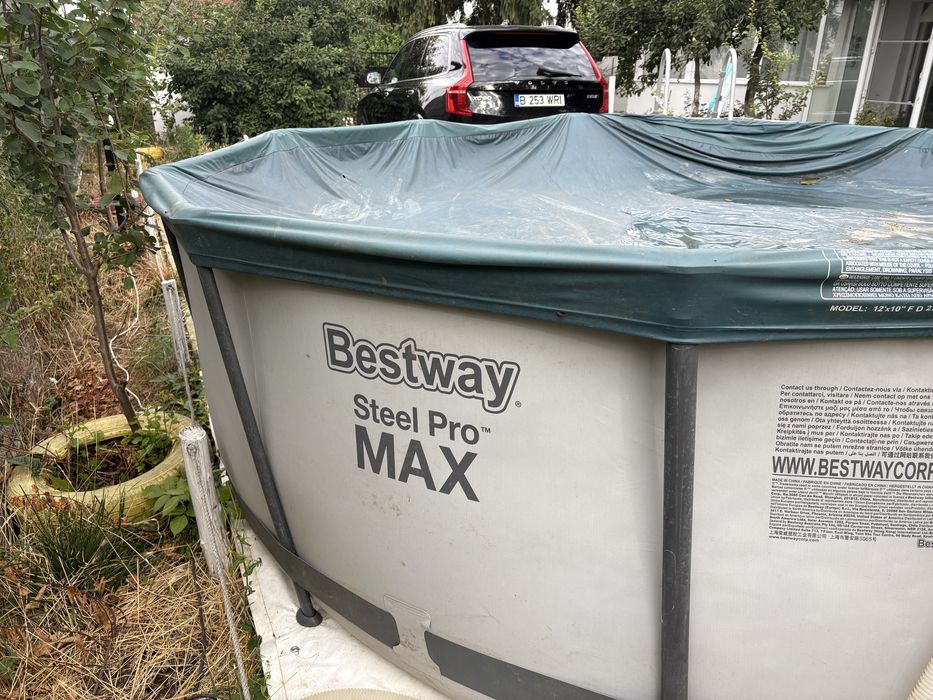 Piscina Beatway Steel Pro MAX 366 x100 9000 litrii cu pompa de filtrar