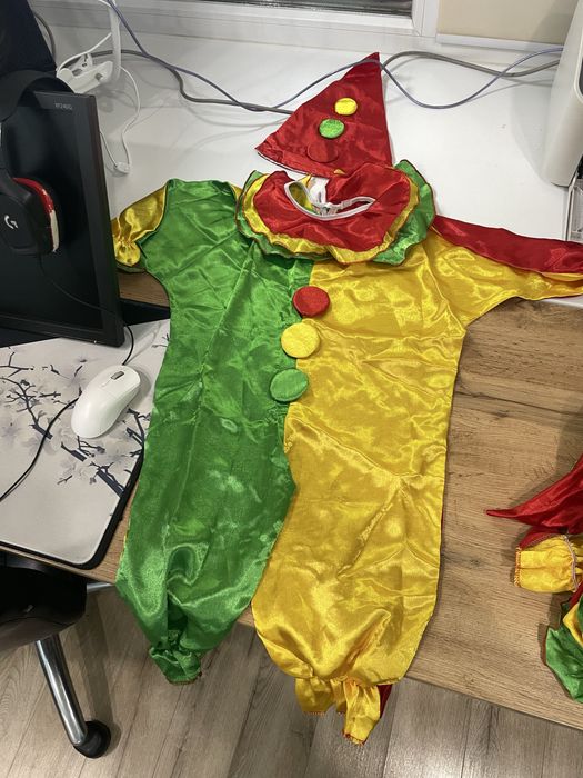 Детский костюм Клоуна 4-6лет | новый с этикеткой