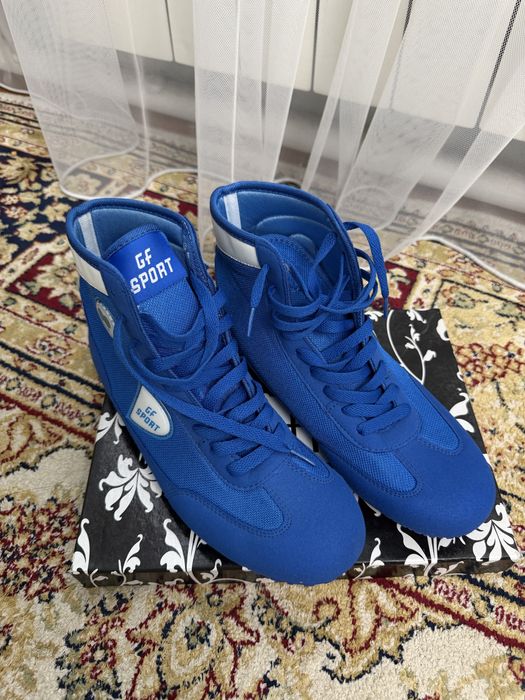 Новые борцовки GF SPORT (синие), р.39