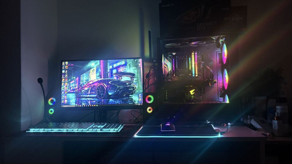 Setup PC gaming Complet Monitor+periferice High end