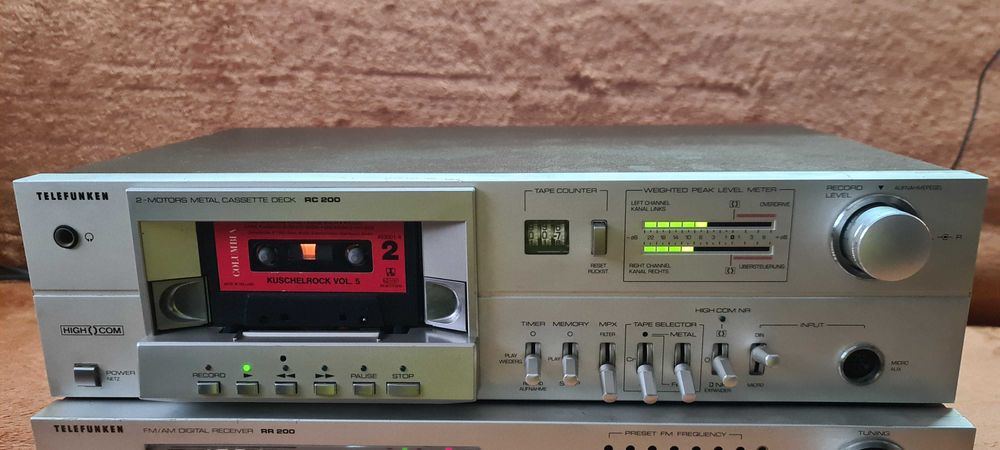Telefunken RR200 amplituner si RC200 deck