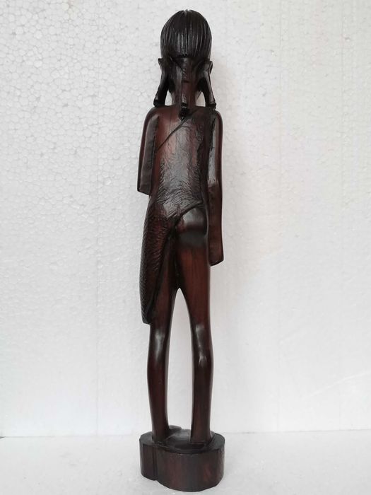 Statueta Masai tribala unicat lucrata manual arta africana colectie