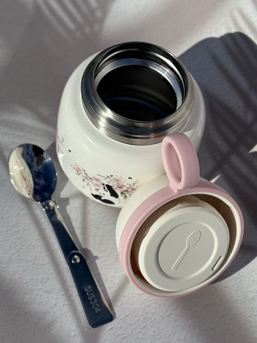 Детски, бебешки термос за храна 520ml + лъжичка в комплекта