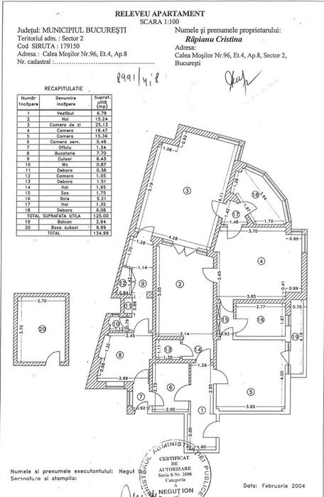 INCHIRIEM ap 5 cam, 125 mp, Calea Mosilor (Vechi) cu Bdul Hristo Botev