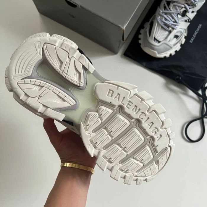 Balenciaga Track Sneaker "White/Grey/Silver"