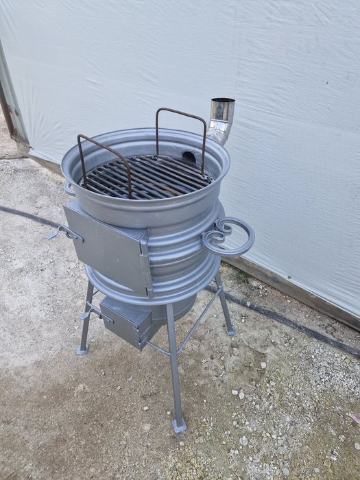Печь для казана барбекю решётка