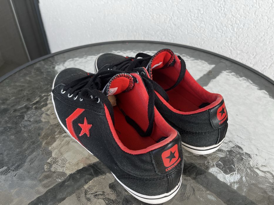 Vand Adidasi/Tenisi Converse AllStar Star Player Lp culoare neagra