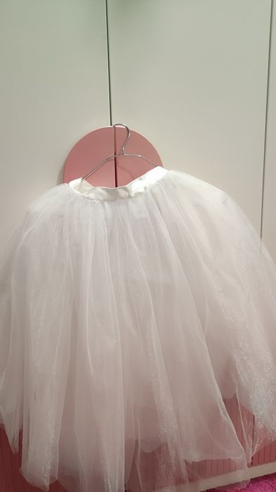 Белая юбка пачка на девочку