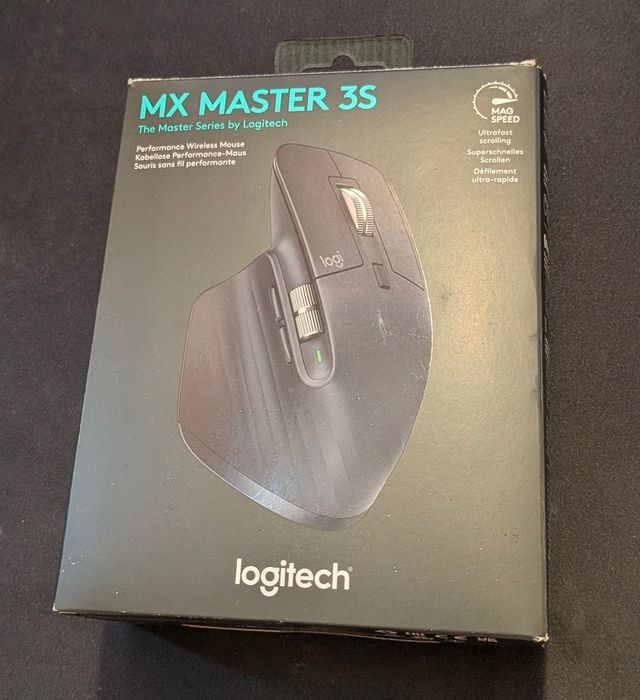 Logitech MX Master 3S, черна