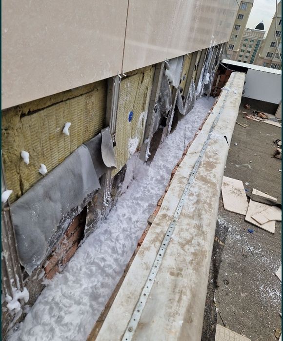 Утепление крыши пены