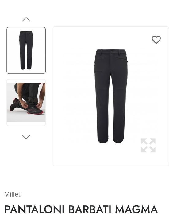 Pantaloni iarna bărbați Millet Magma
