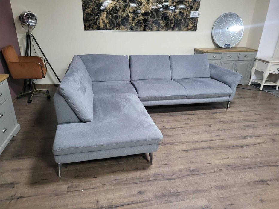 ПРОМОЦИЯ!!! Сив ъглов диван от плат "ZE-EM22011"