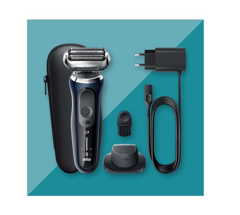 Електрическа самобръсначка Braun Series 7, 71-B1200s, Синя