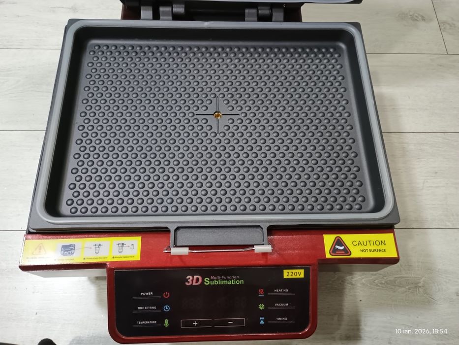 Vand presa termica cu sublimatie pentru cani, tricouri, rame telefon..