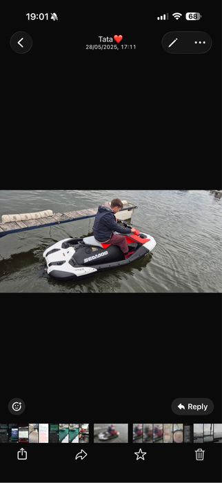 SEADOO SPARK 1UP TRIXX 90cp 2024 INMATRICULAT + garantie 2028