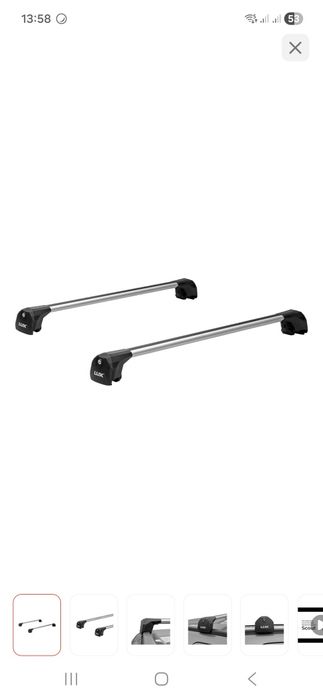 Поперечины Lux  Kia Ceed  серебристый