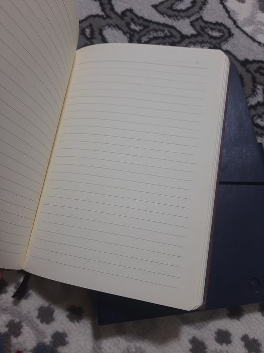 Esdalik uchun qalin chroyli blaknotlar