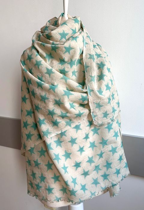 Becksondergaard шал вълна и коприна и нов цветен шал