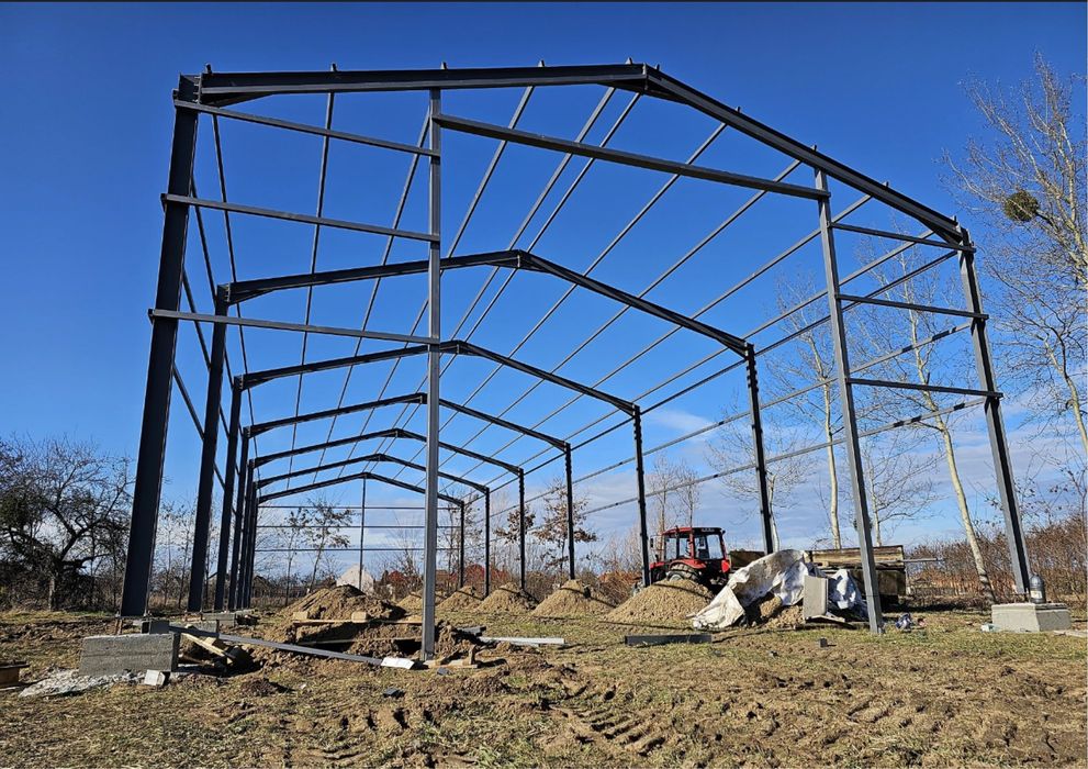 Vand hale si structuri metalice ofer certificat si garantie
