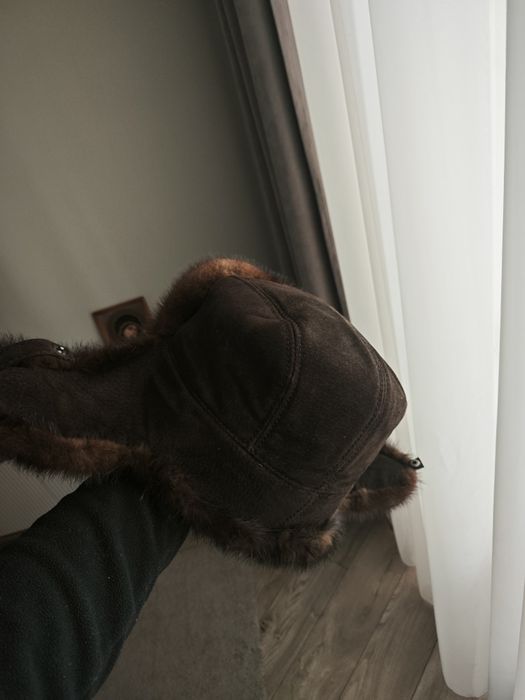 Шапка ушанка норка