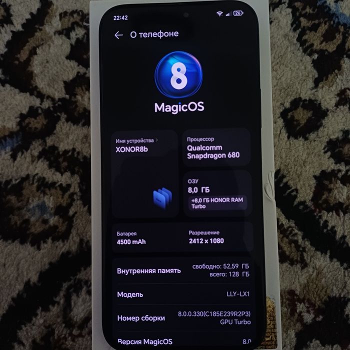 Honor8b за 1000.
