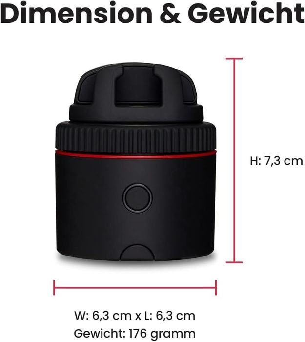 360° AI Стойка за Смартфон с Проследяване, Личен Оператор Pivo Pod