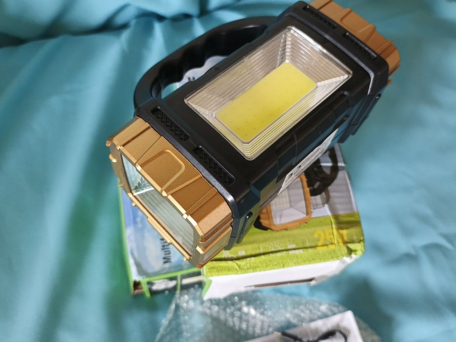 Lanterna Solara Camping Powerbank Reincarcabila USB 1500mah Led Lumina